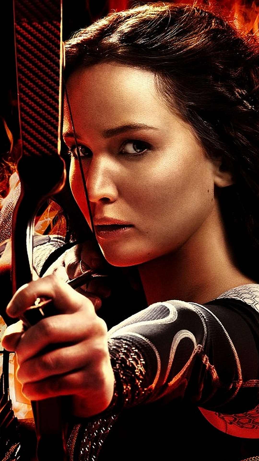 The Hunger Games: Catching Fire - Katniss Everdeen, Entertainment Backgrounds, wallpapers for Samsung Galaxy S4, fondos galaxy s4, fondos de pantalla galaxy s4, sfondi samsung galaxy s4, hintergrund HD 1080x1920