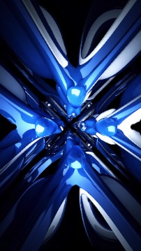 Blue 3D Shape background for Android Galaxy S4