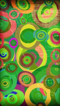 circles, colors, green, yellow galaxy s4 wallpaper